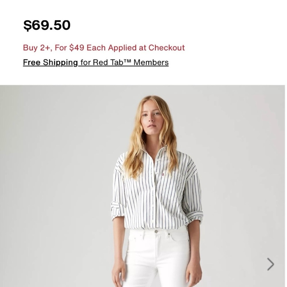 Levi’s 721 high rise women’s skinny jeans white size 28